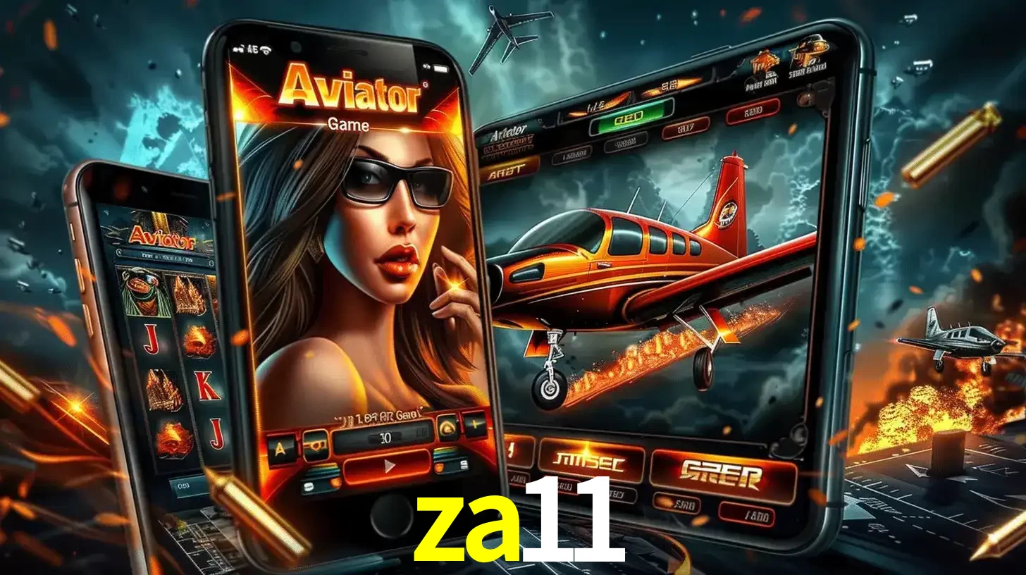 O popular jogo de apostas Aviator exibido em vários celulares e tablets, mostrando a interface emocionante e a ação de voo disponíveis para jogar agora no za11.
